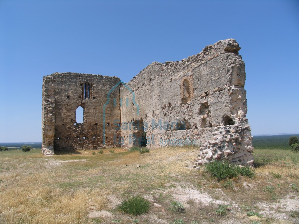 Vista del interior de la ermita