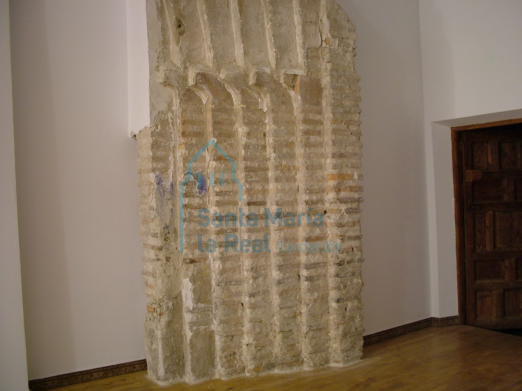 Detalle de la portada norte