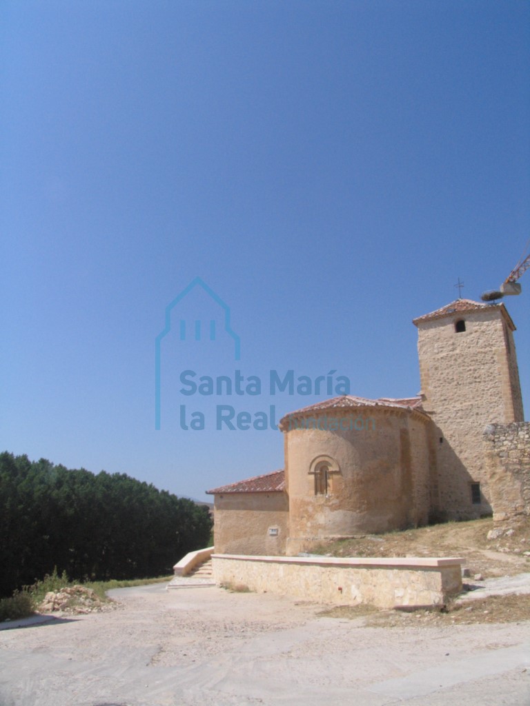 Vista de la fachada oriental
