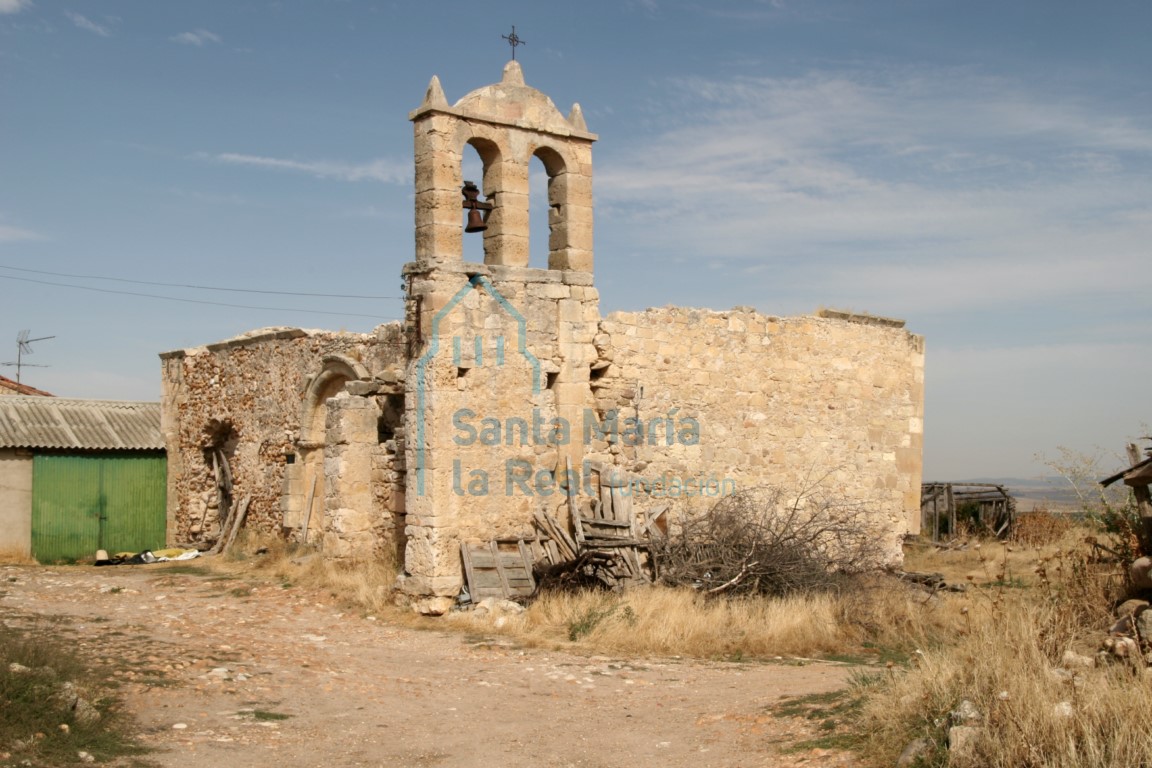 Las ruinas desde el este