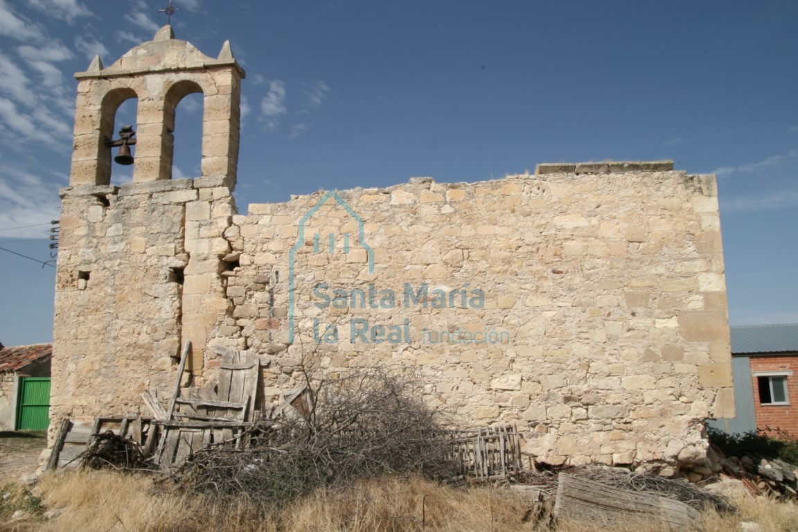 Vista de la espadaña
