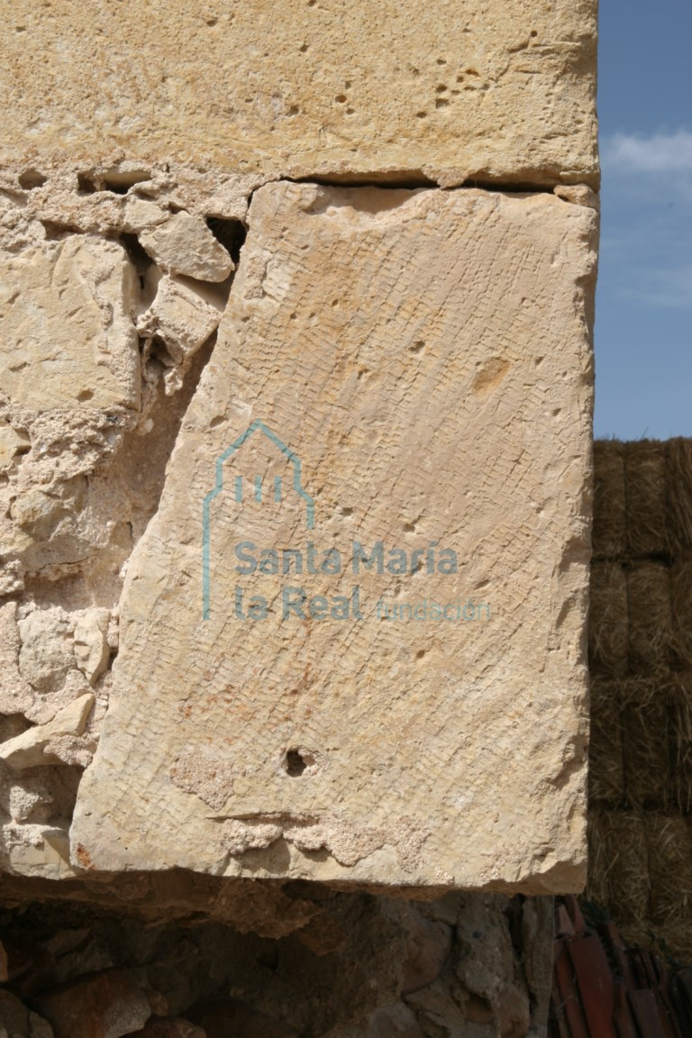 Detalle del sillar