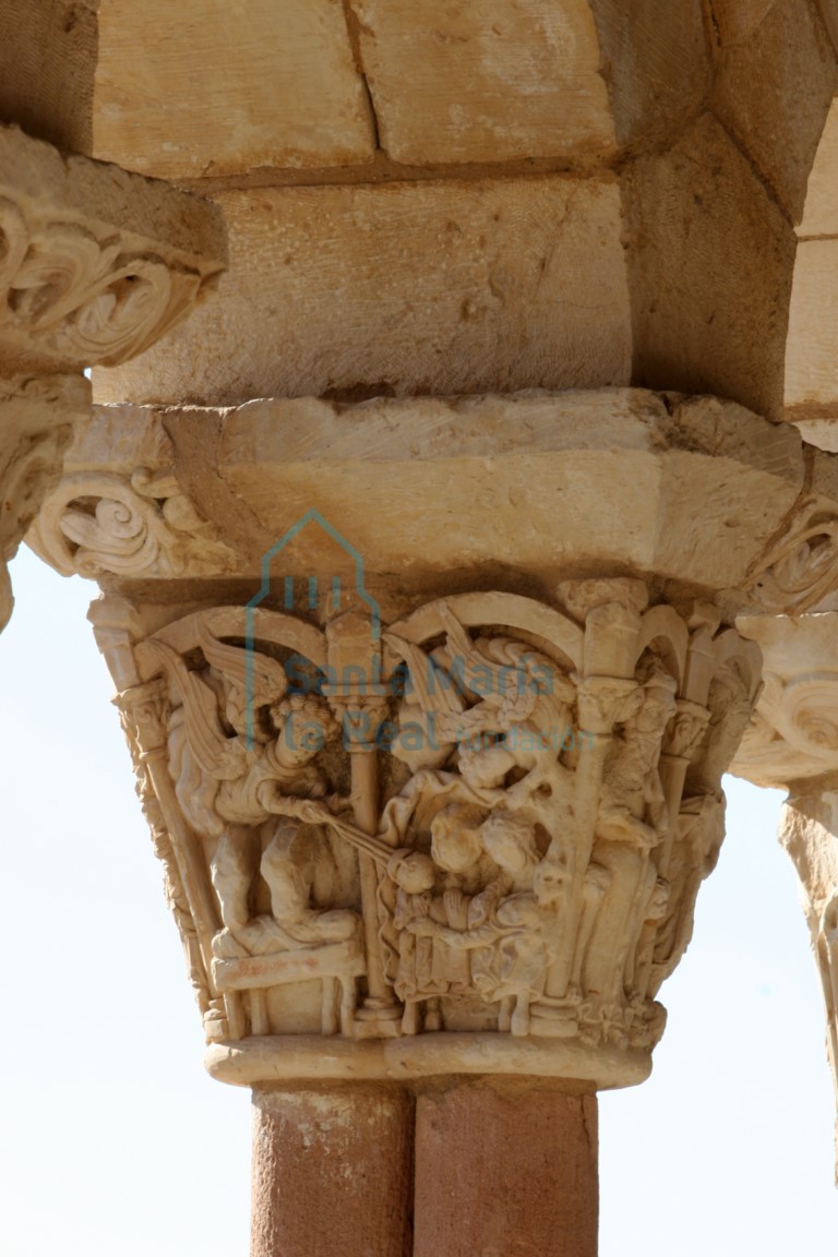 Capitel de la Natividad en el Pórtico