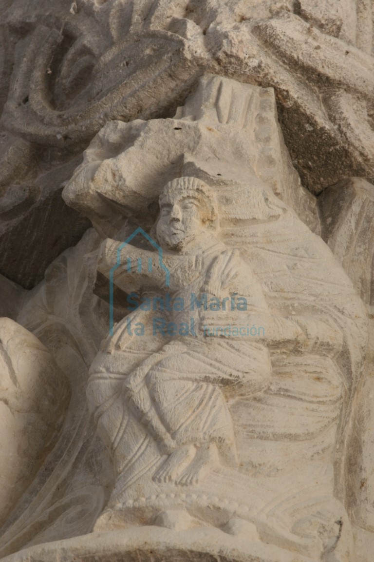 Detalle del capitel del interior de la cabecera. Epifanía