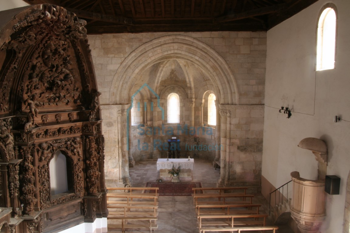 Vista de la cabecera desde el coro