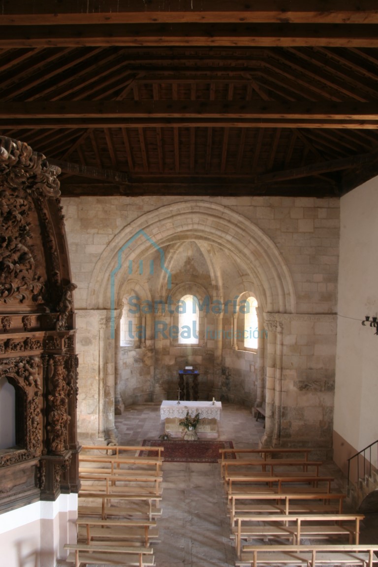 Vista de la cabecera desde el coro