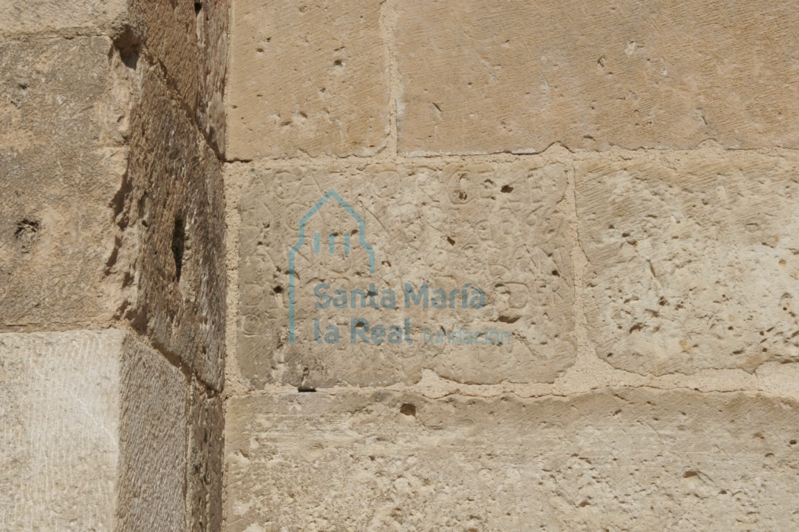 Inscripciones en el sillar