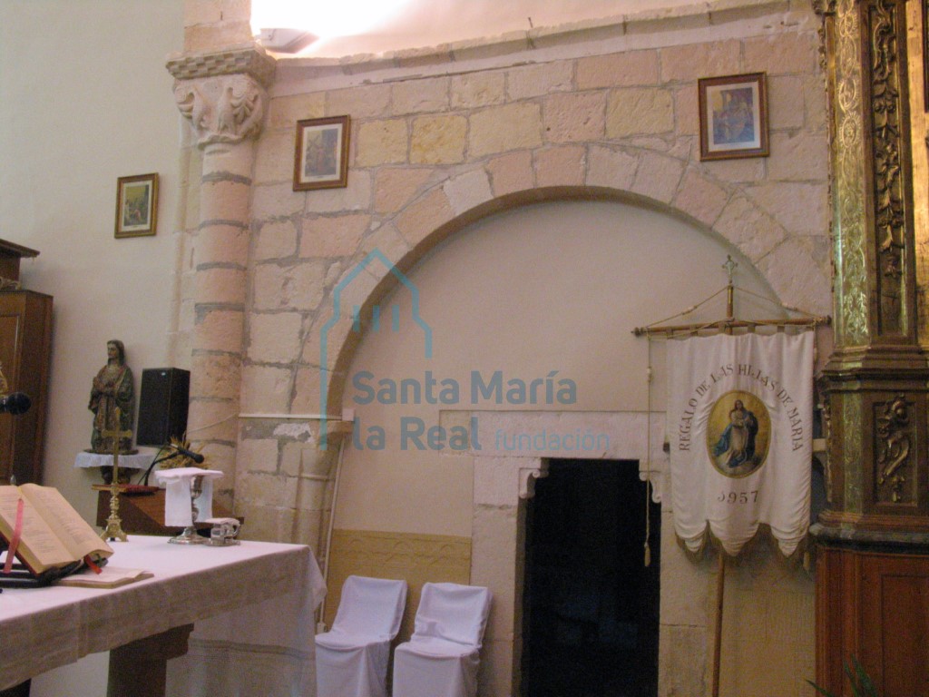 Arquería del presbiterio
