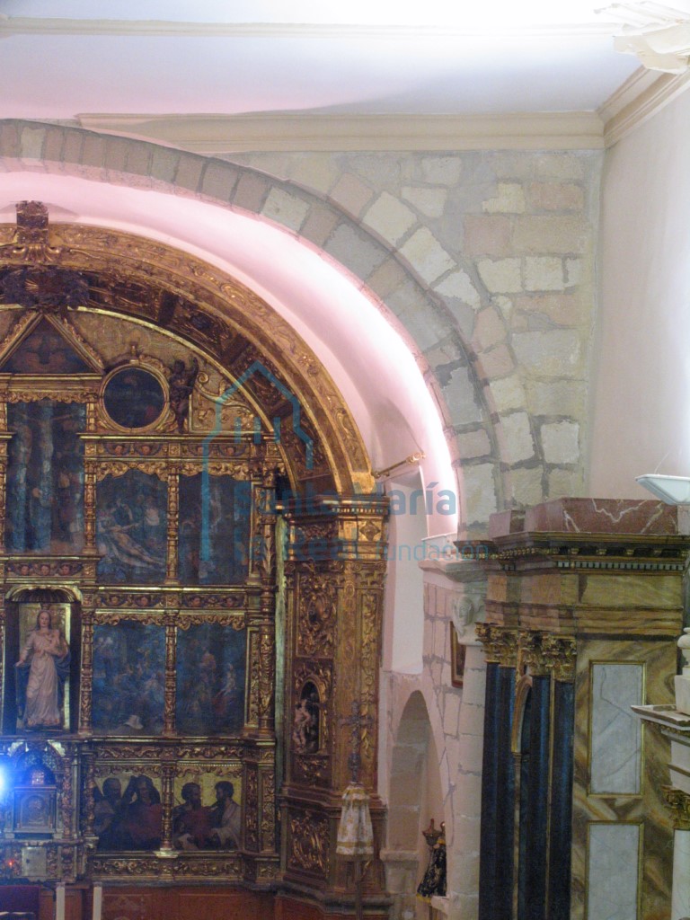 Detalle del arco triunfal