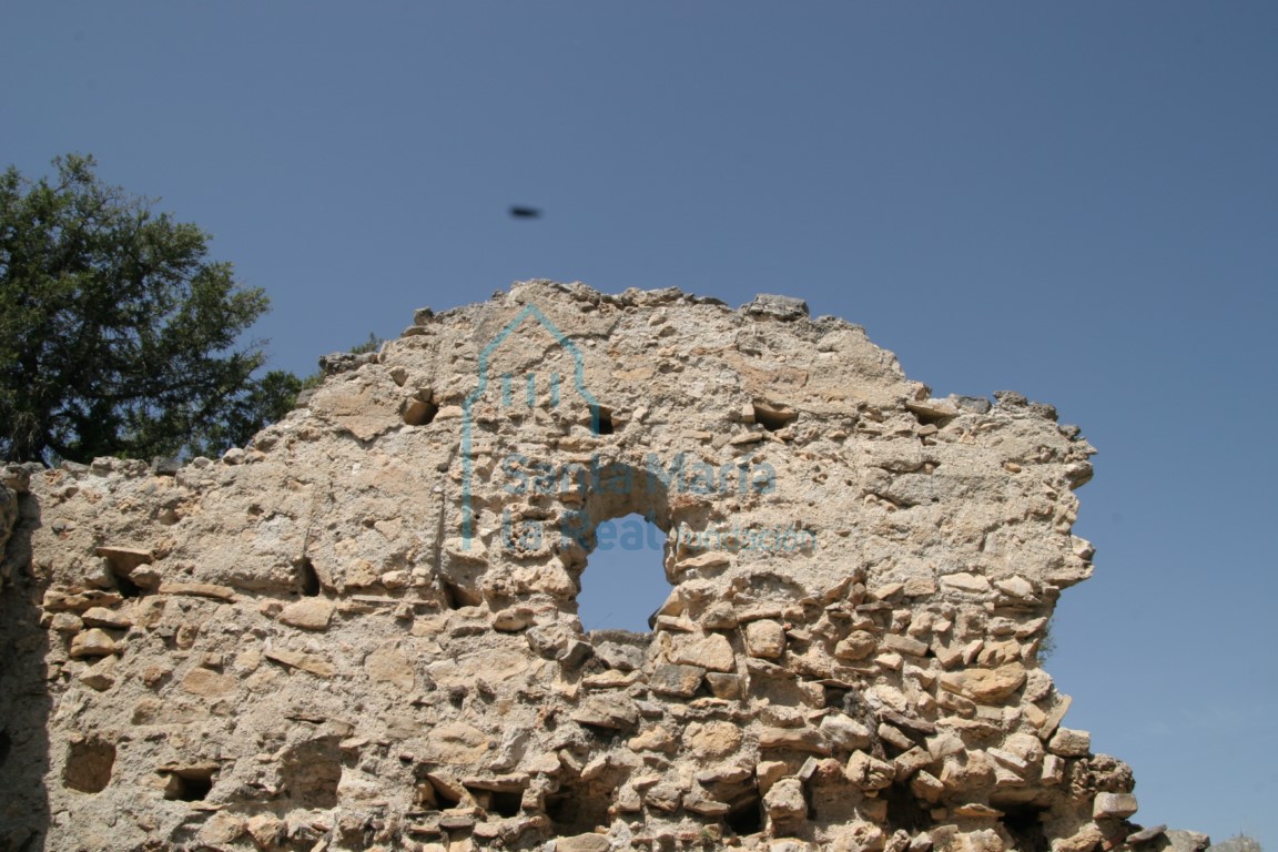 Detalle del hastial occidental