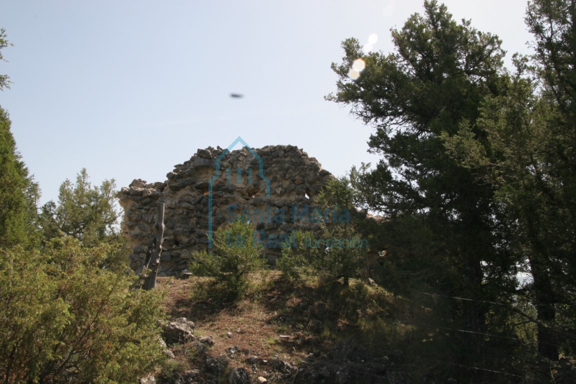 Vista del hastial occidental