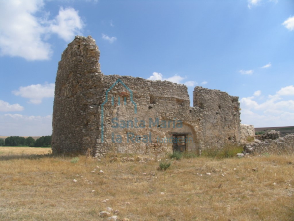 Vista exterior de las ruinas