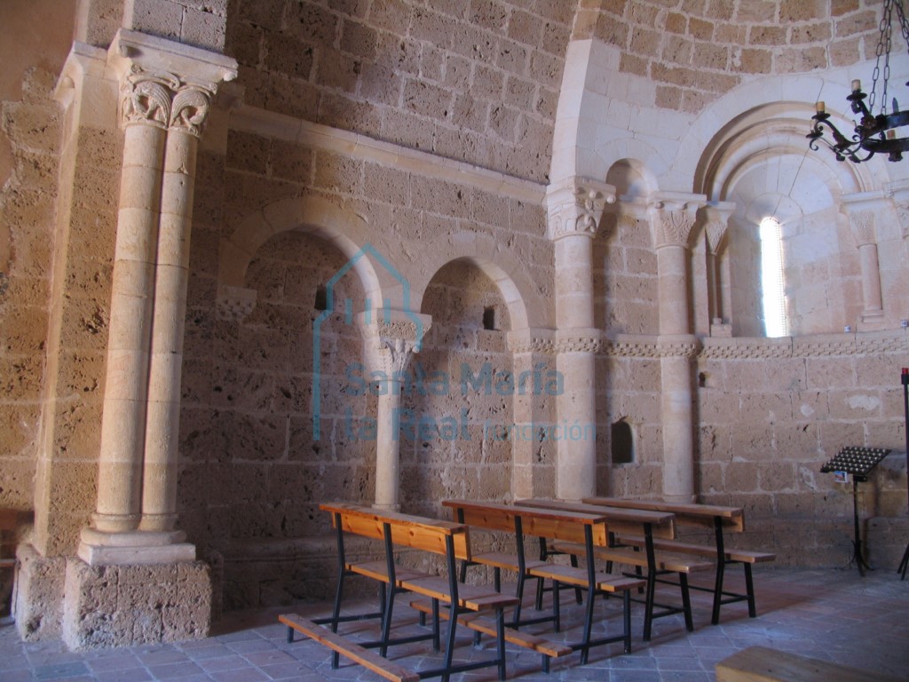 Arquerías del presbiterio