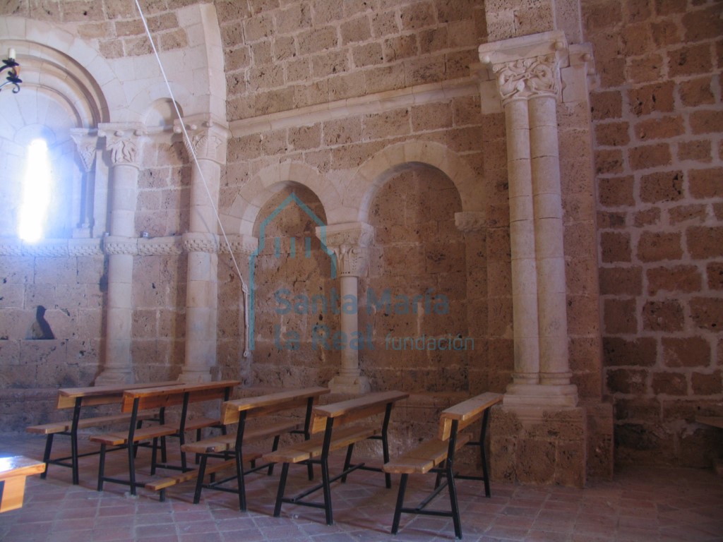 Arquerías del presbiterio