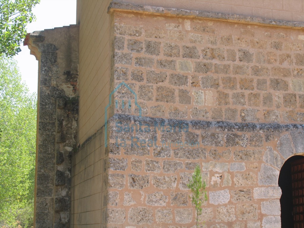 Detalle de la fachada occidental