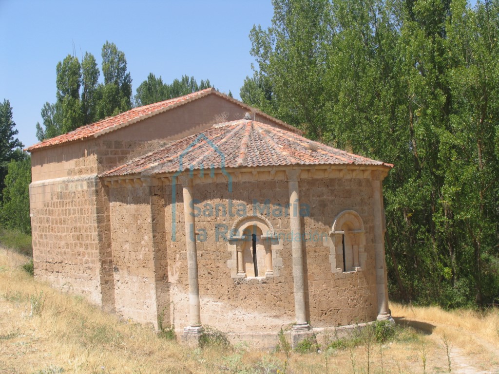 Vista de la ermita desde el sudeste