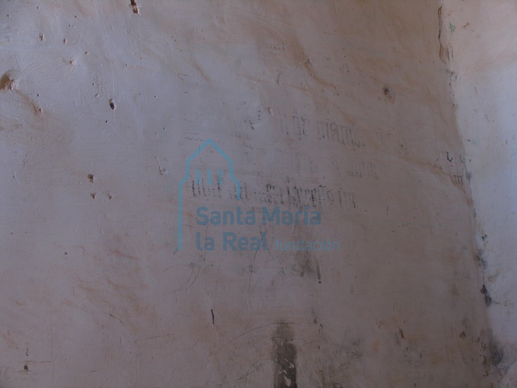 Detalle de las inscripciones en el interior