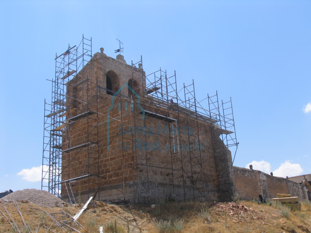 Vista de la ermita desde le nordeste