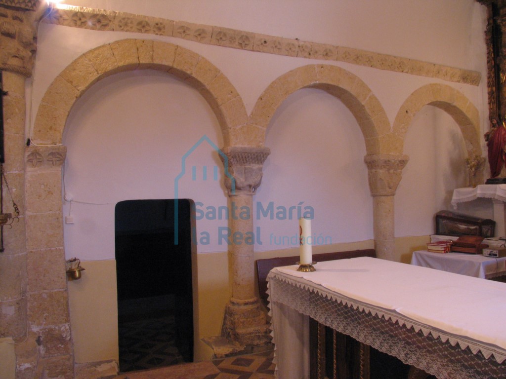 Arquerías del presbiterio