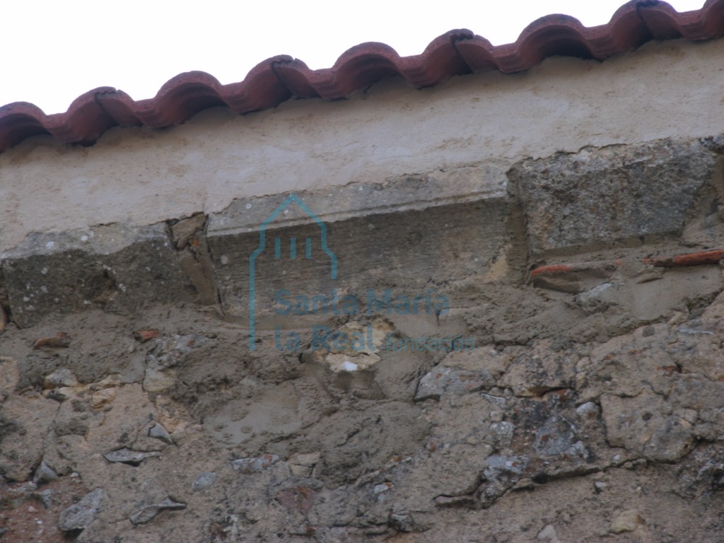 Detalle de la cornisa