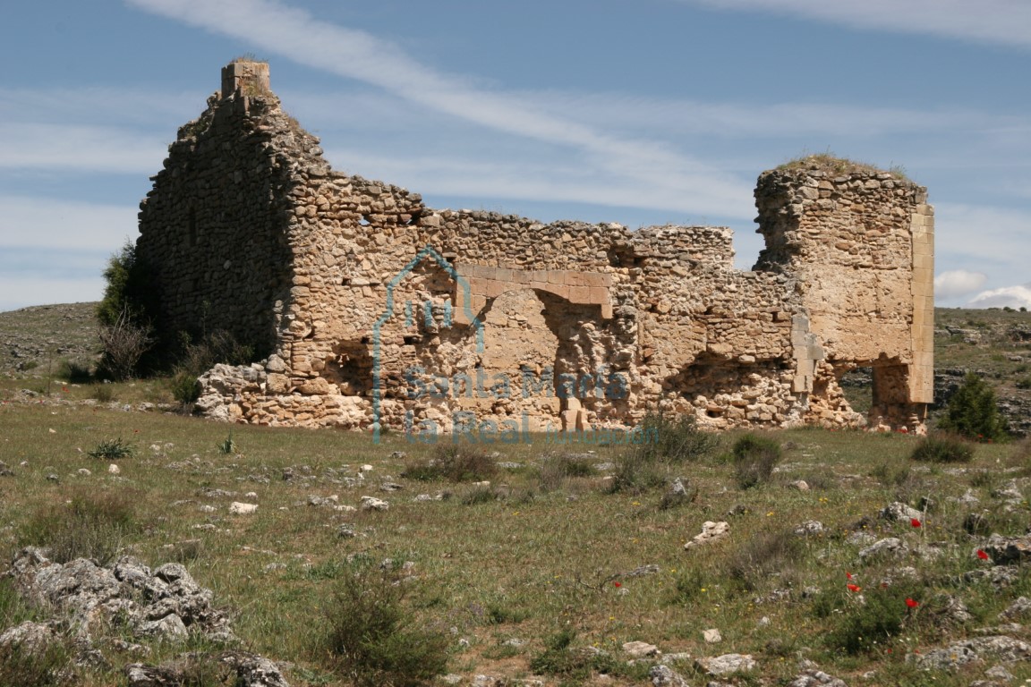 Vista de la ermita desde el sudoeste
