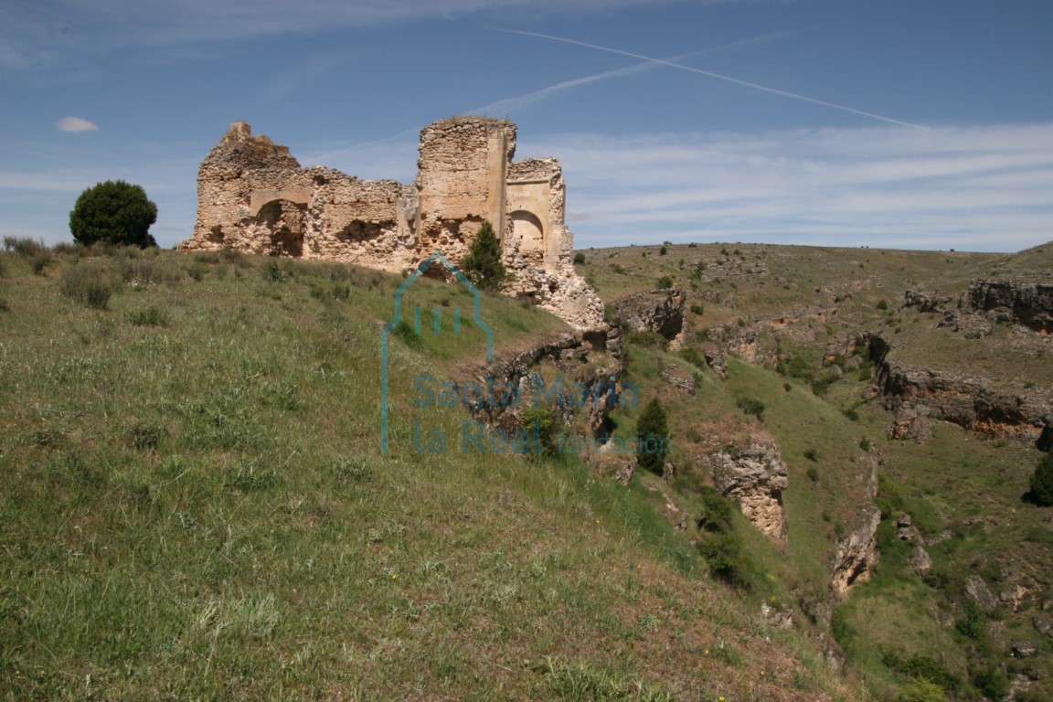 Vista de la ermita desde sudeste