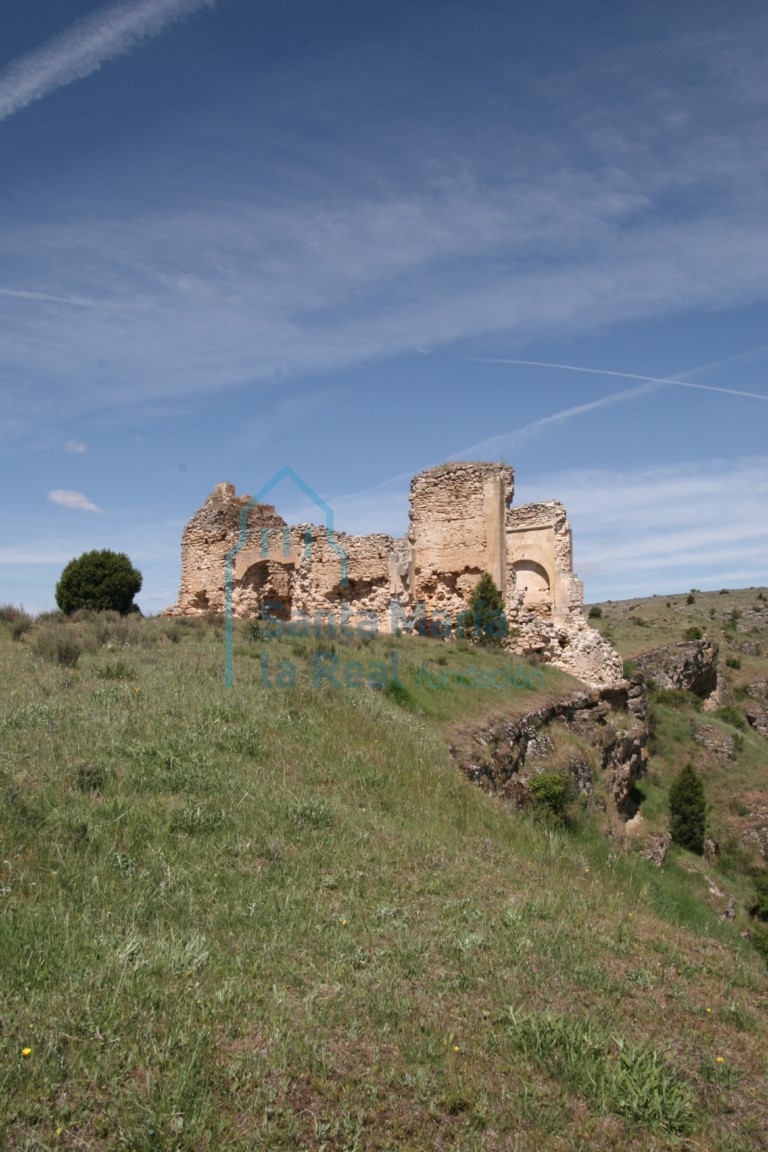 Vista de la ermita desde el suboeste