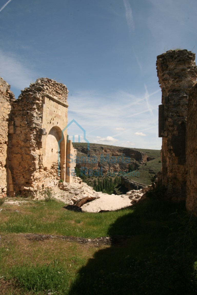 Vista del interior de la cabecera