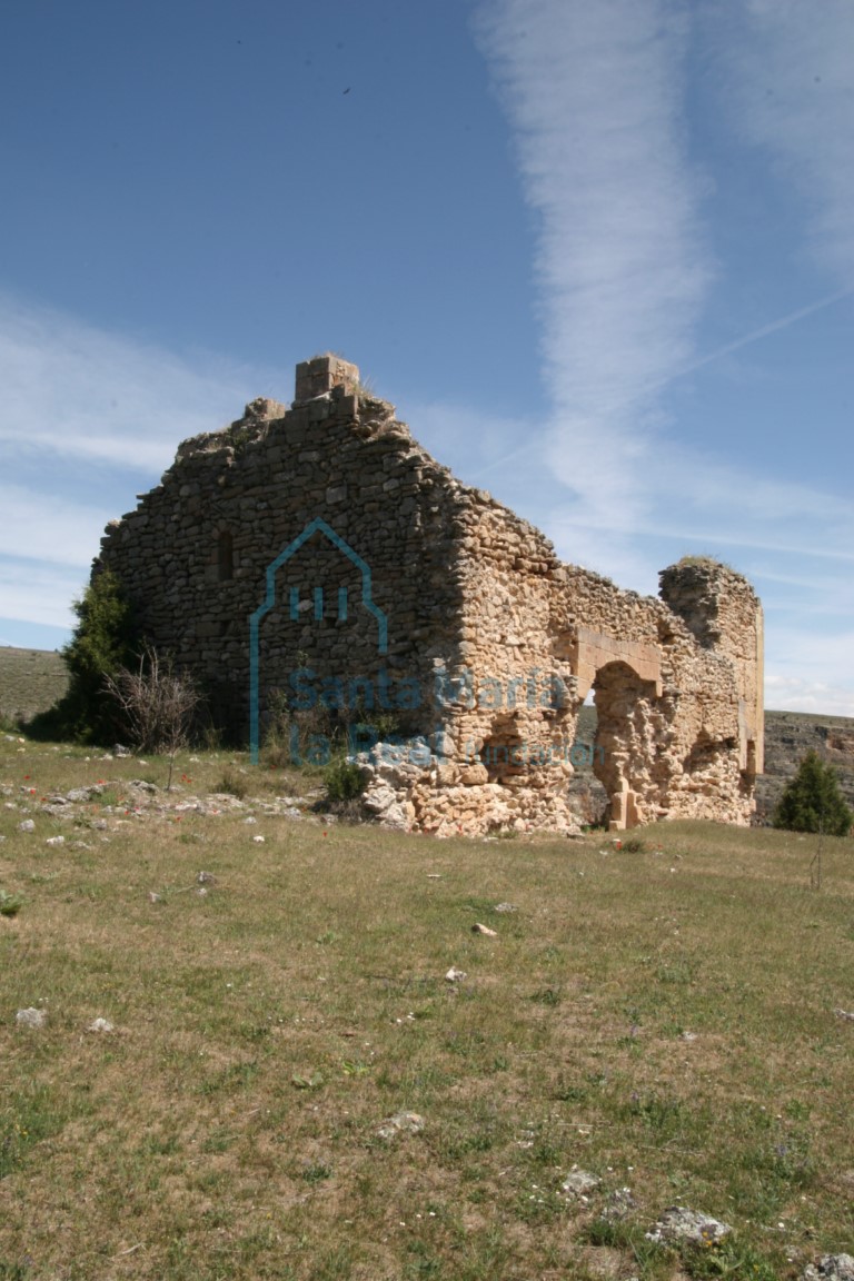 Vista de la ermita desde el suroeste
