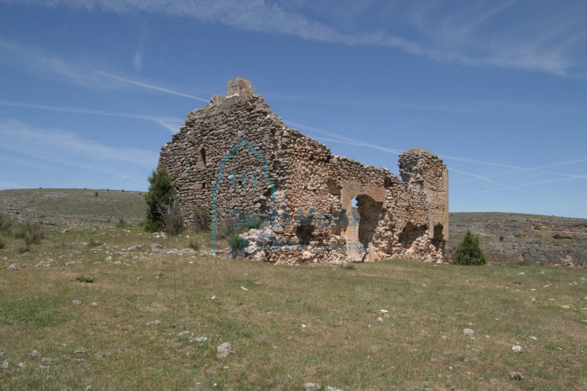 Vista de la ermita desde el suroeste