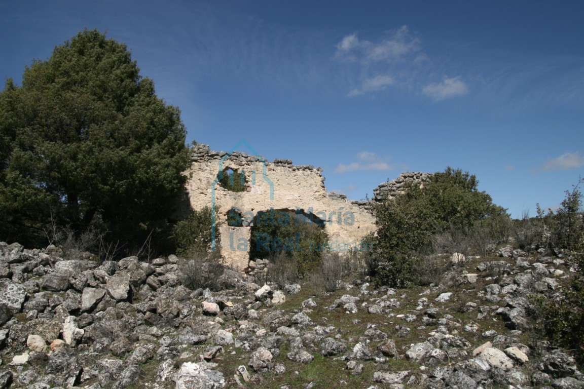 Restos del lado sur