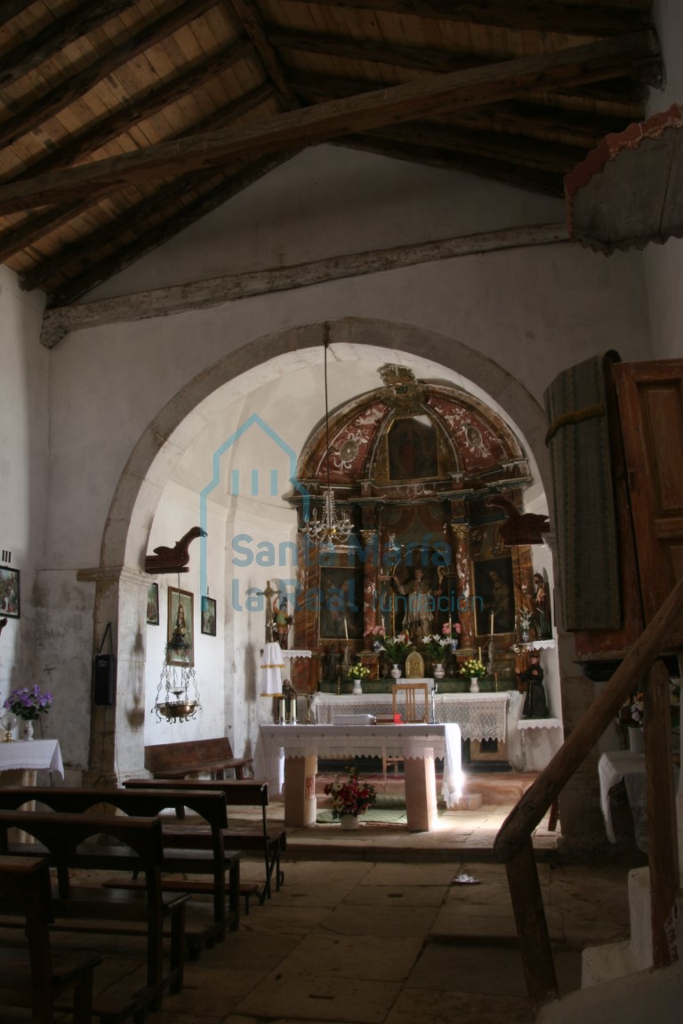 Vista del interior de la nave