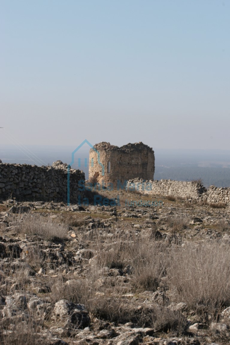 Vista del exterior del ábside