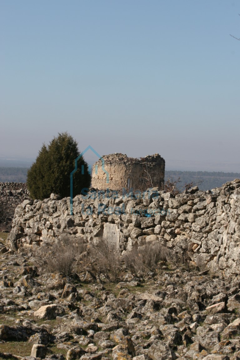 Vista del exterior del ábside