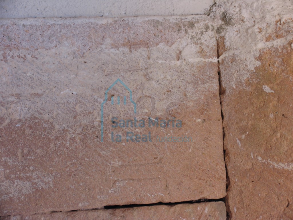 Detalle de sillar del muro