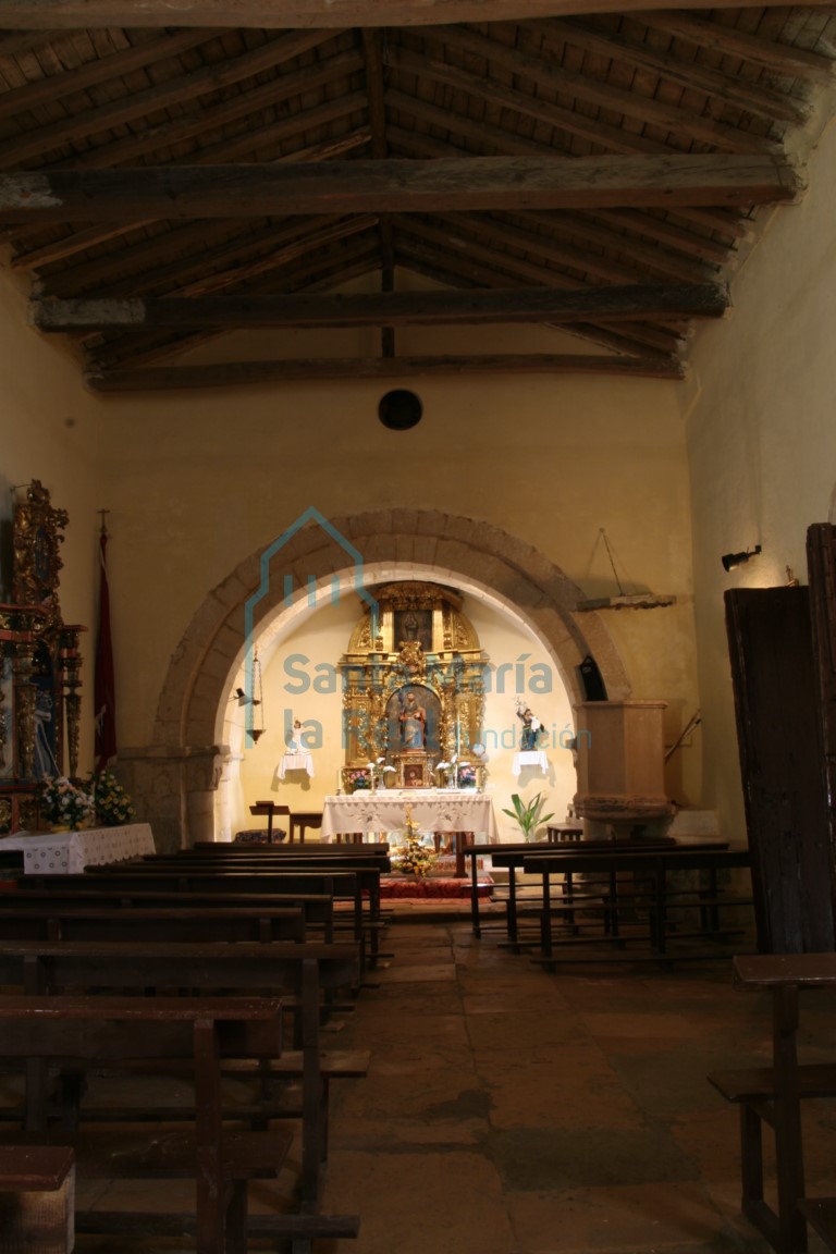 Interior desde los pies