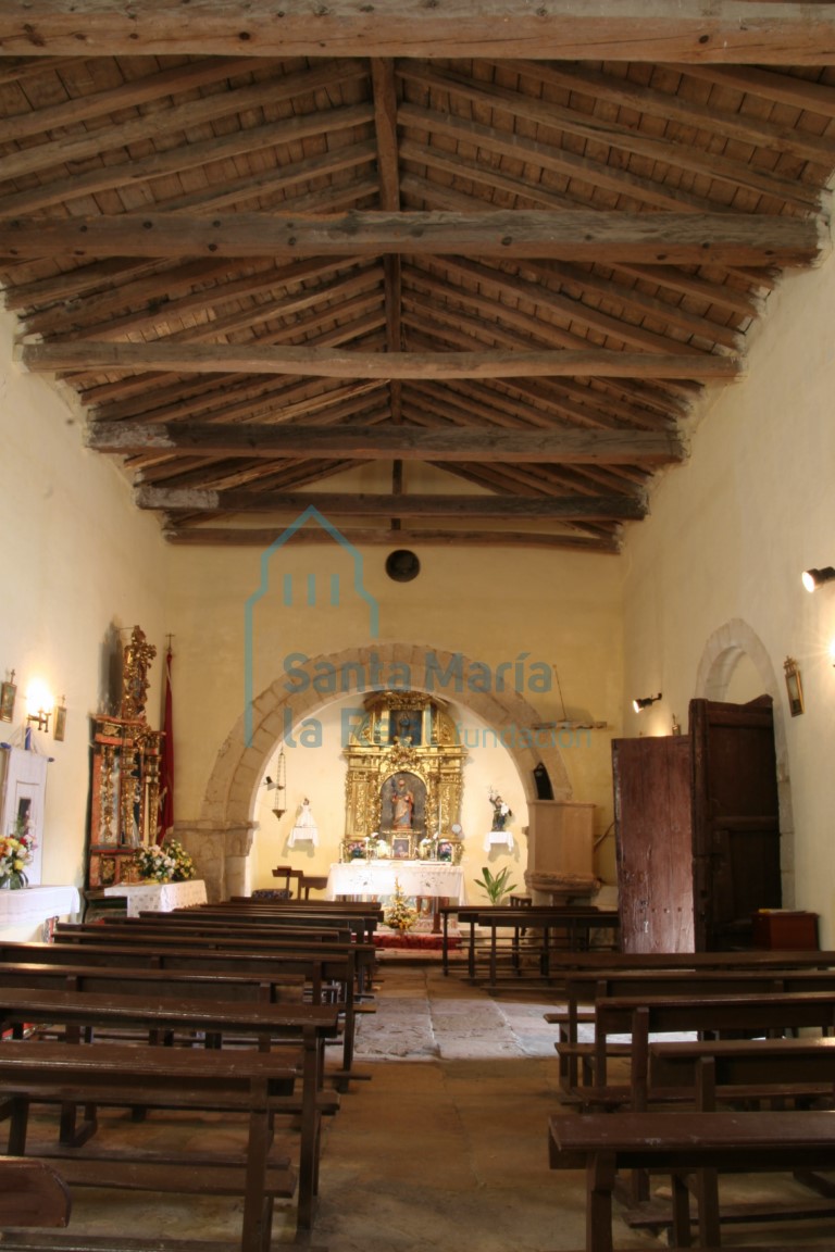 Interior desde los pies