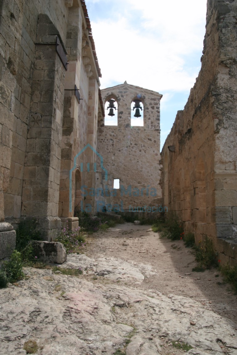 Vista del interior del colateral sur