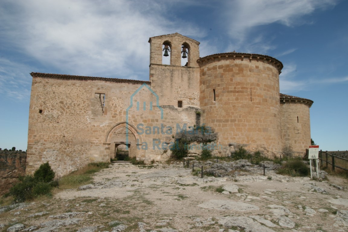 Vista de la fachada oriental