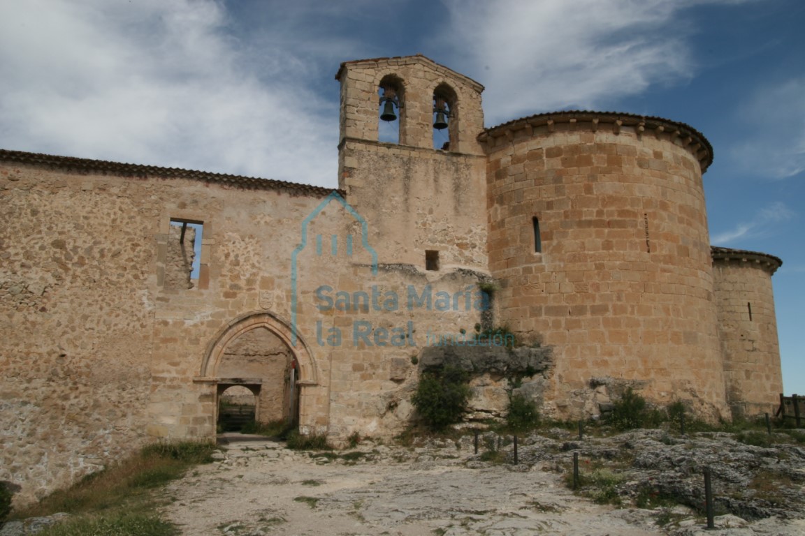 Vista de la fachada oriental