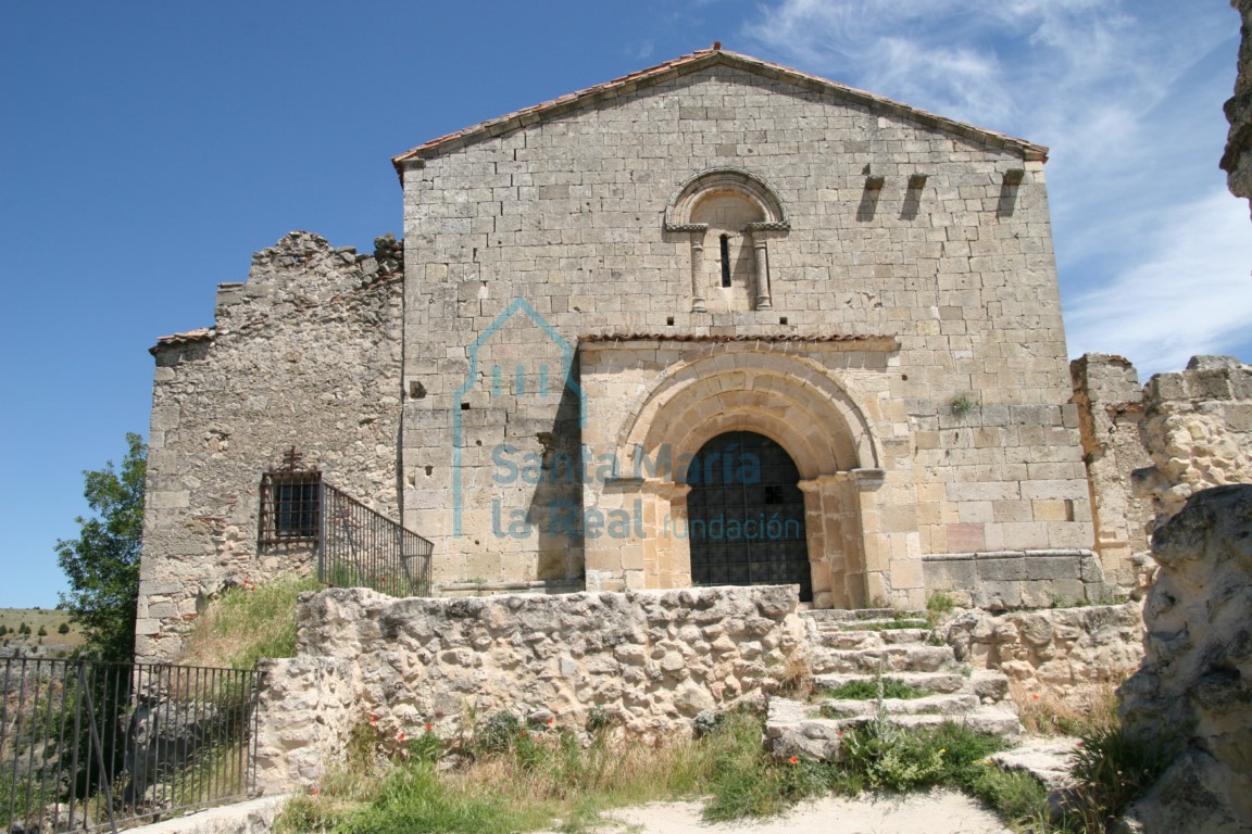 Vista de la fachada occidental