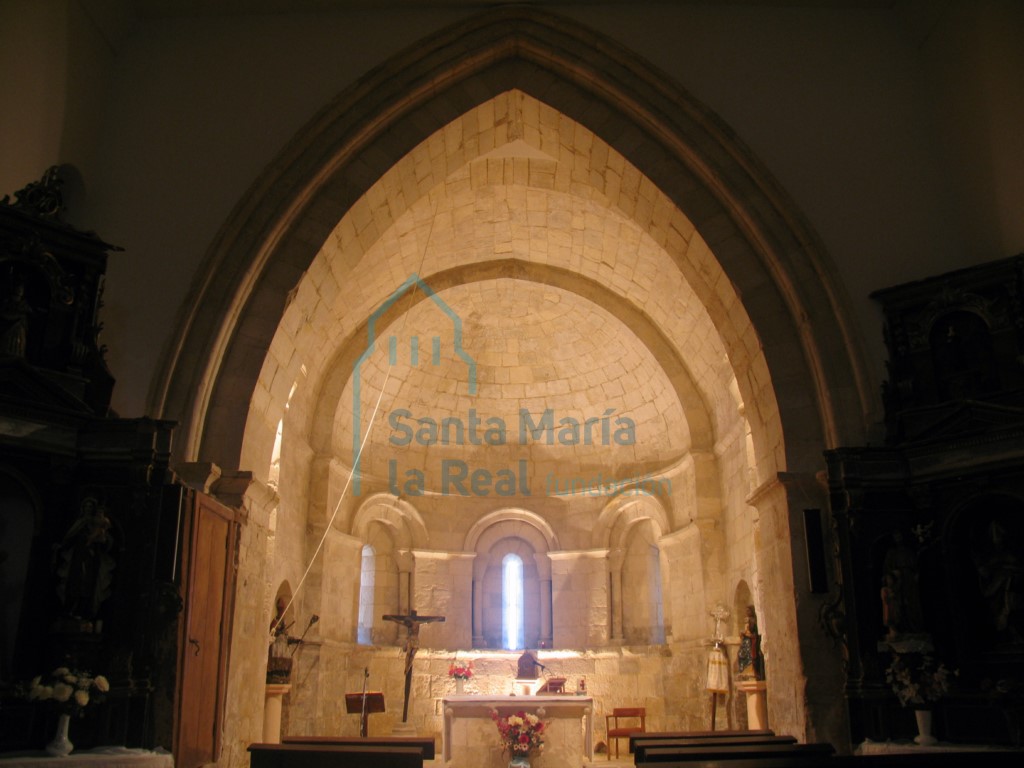 Vista interior de la cabecera