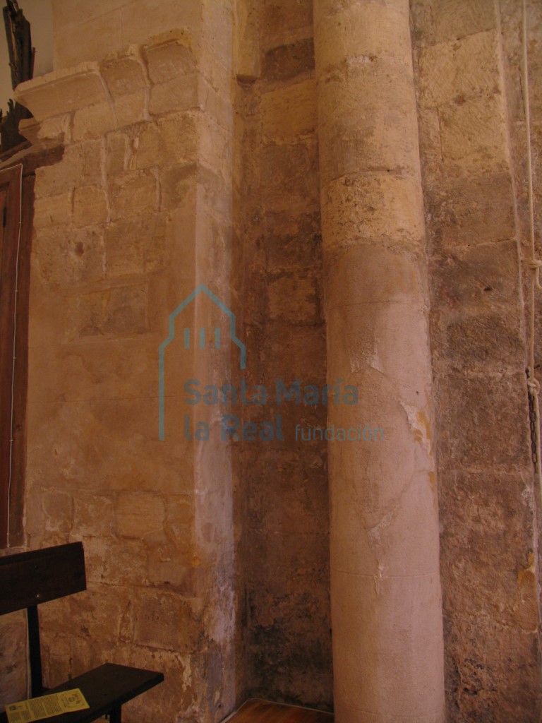 Detalle de los soportes de los arcos triunfales