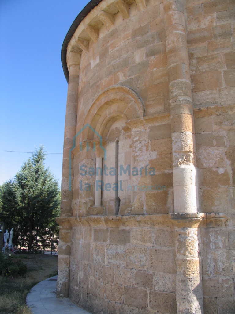 Detalle exterior del ábside
