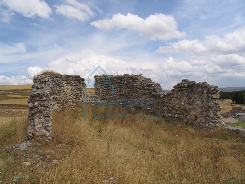 Vista del exterior de las ruinas