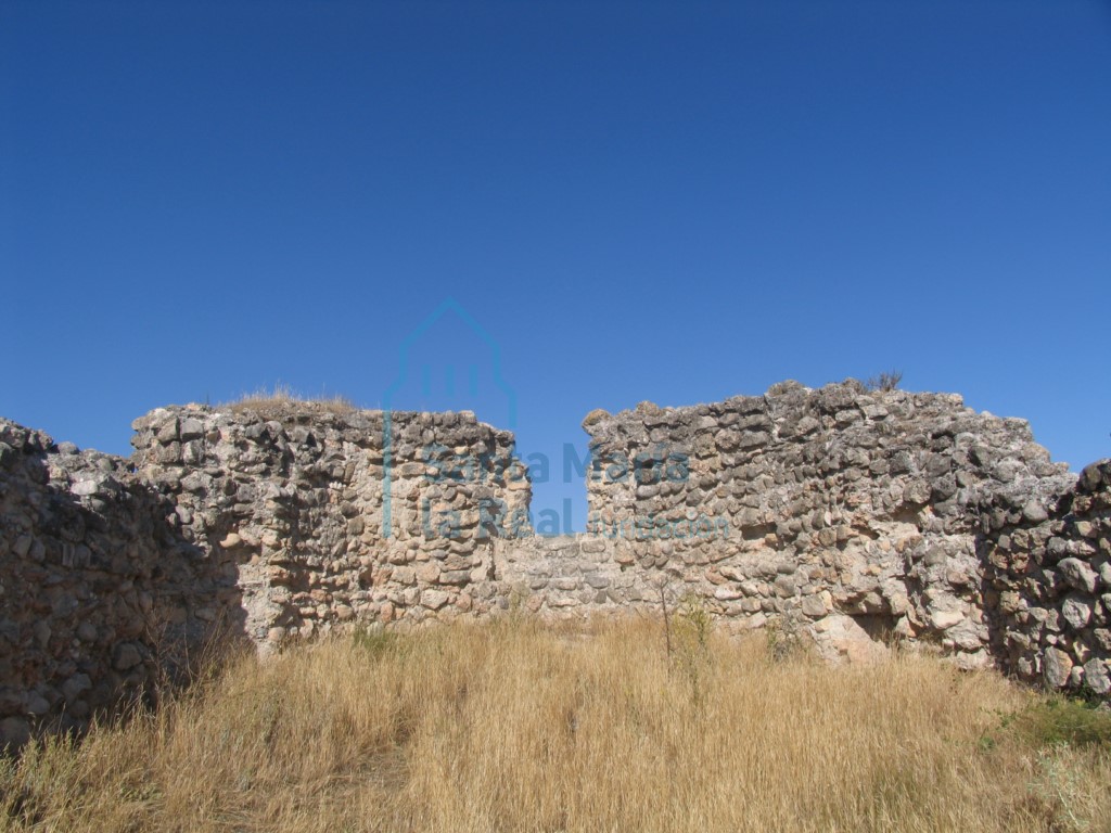 Vista del interior de las ruinas