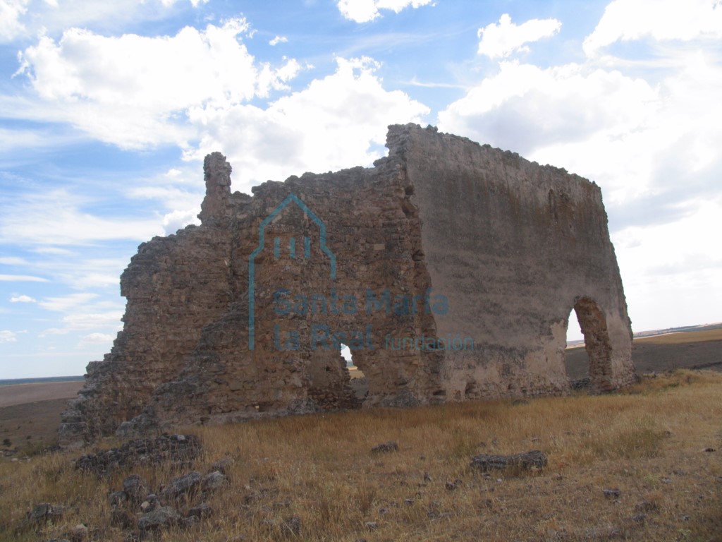 Vista de los restos