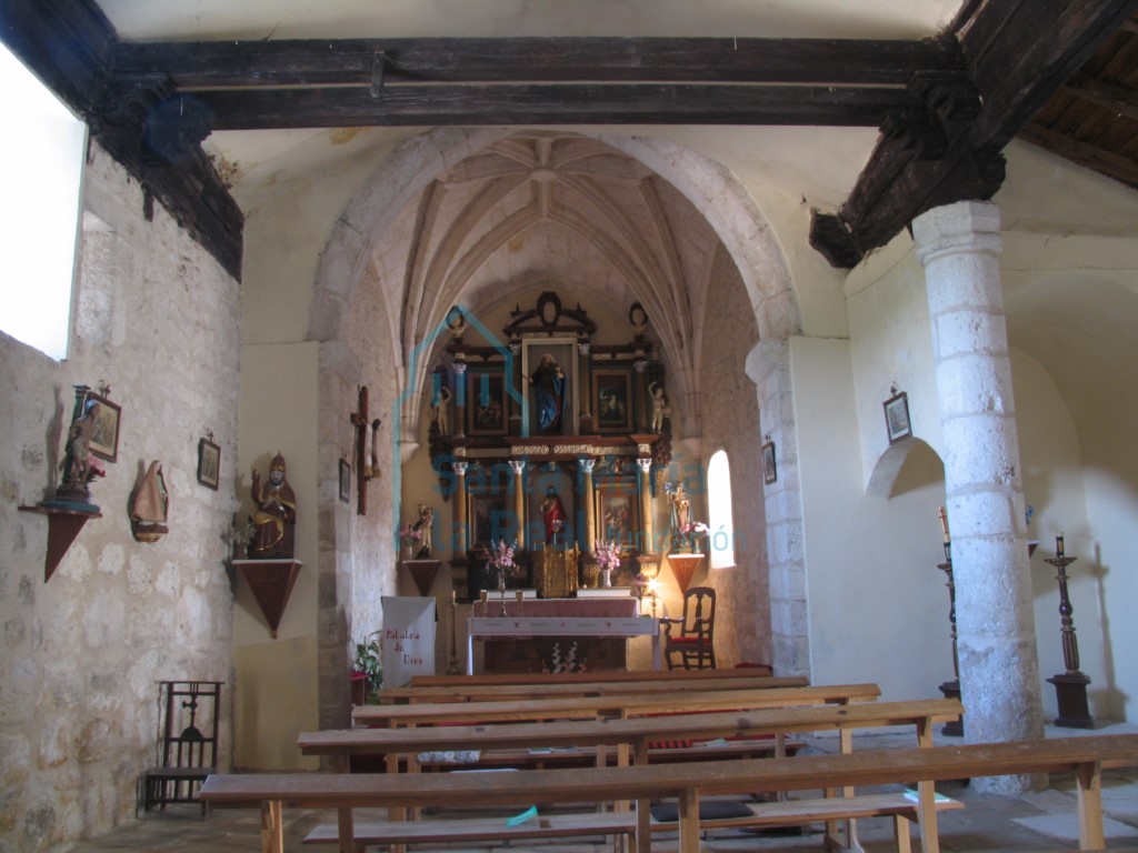 Interior desde los pies