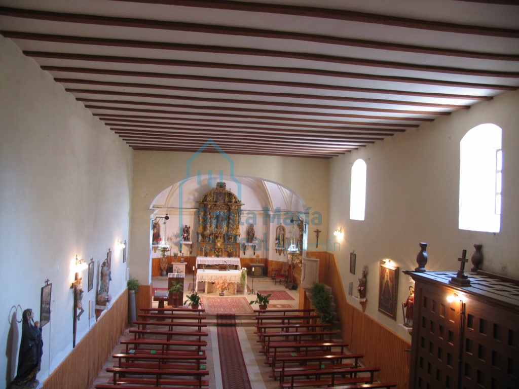 Interior de la  iglesia