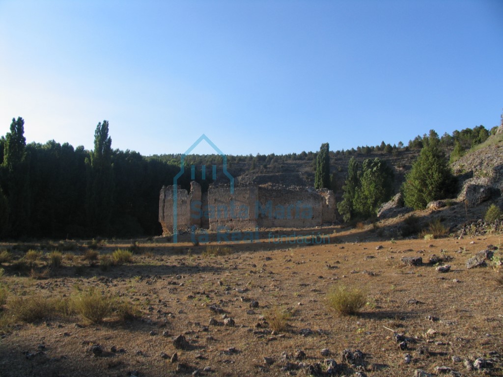 Vista del exterior desde el suroeste
